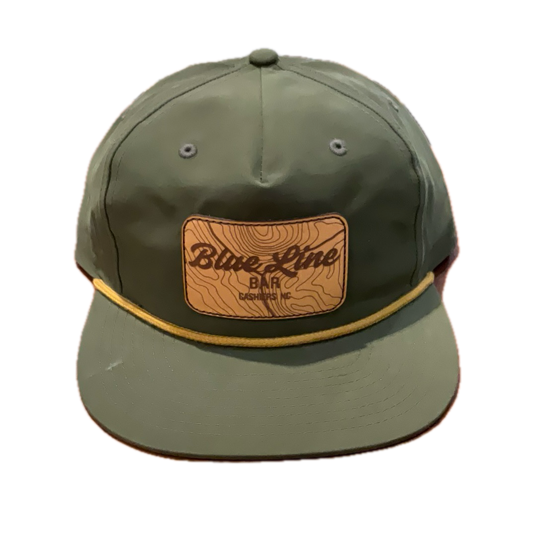帽子 Brook - Cap Brookings Blue Line Leather Patch Rope Hat – Brookings Anglers
