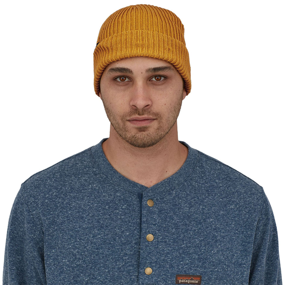 Patagonia Fishermans Rolled Beanie Cabin Gold Image 02