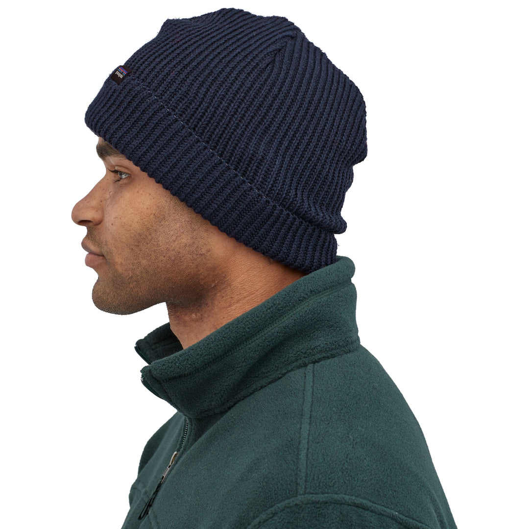 Patagonia Fisherman's Rolled Beanie Navy Blue Image 03