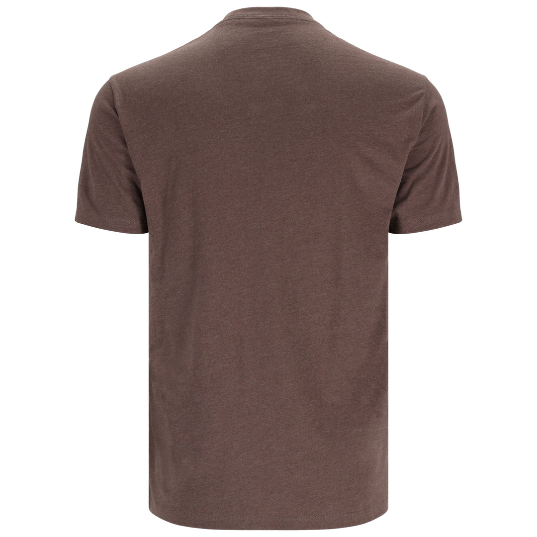 Simms Trout Outline T-Shirt Brown Heather 02