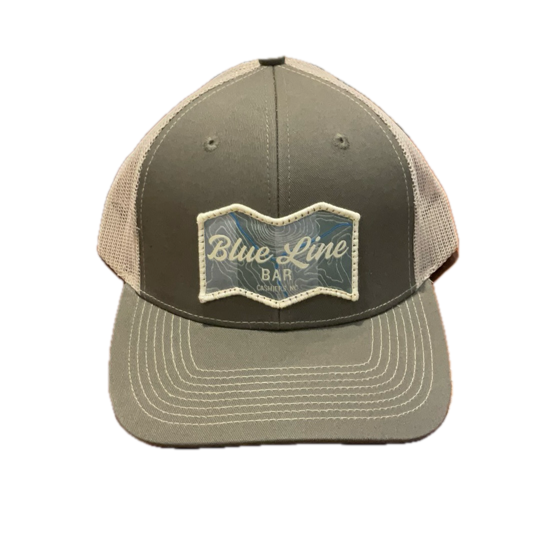 Brookings Blue Line Map Trucker Hat