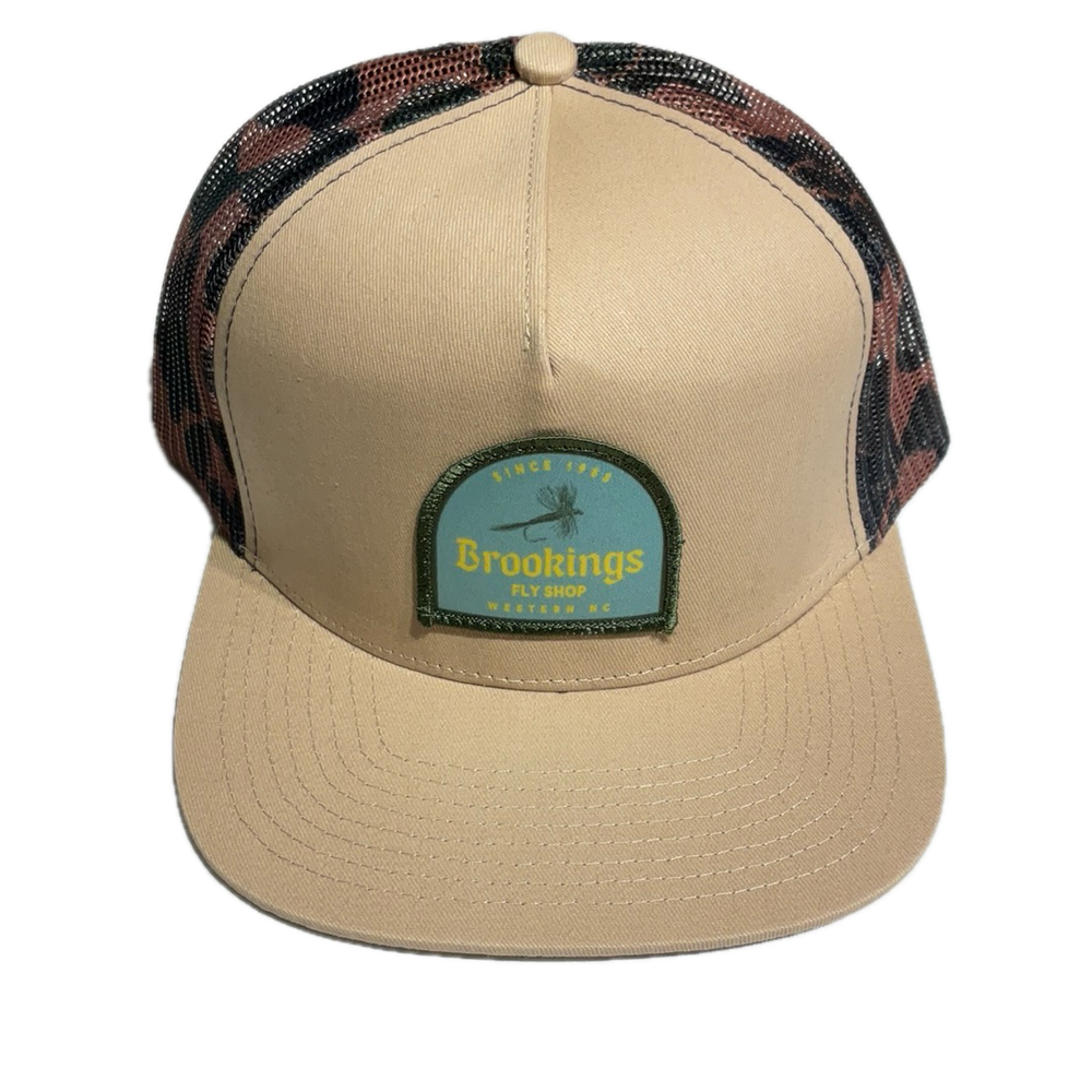 Brookings Blue Semi Circle Logo Trucker Hat