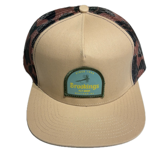 Brookings Blue Semi Circle Logo Trucker Hat