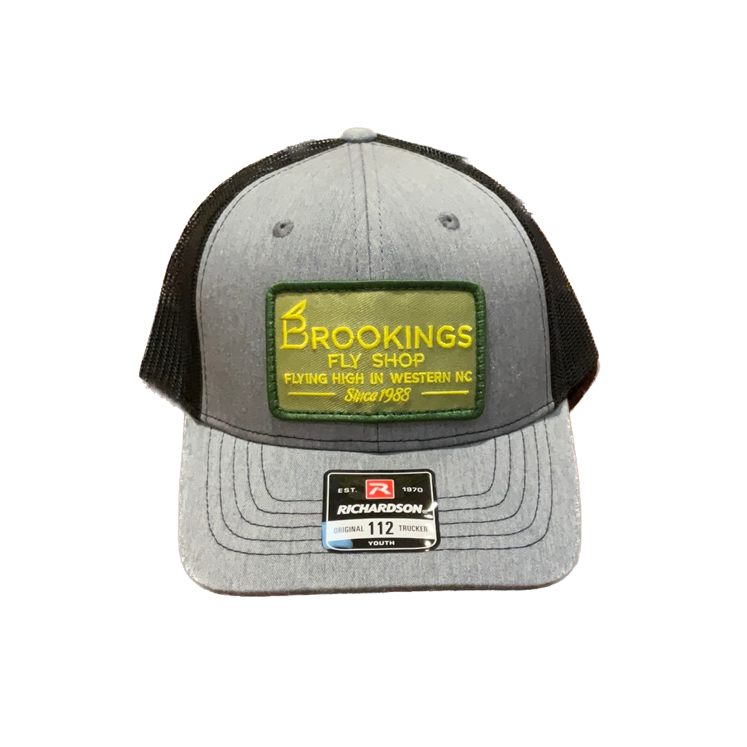 Brookings Youth Green Brookings Logo Patch Trucker Hat