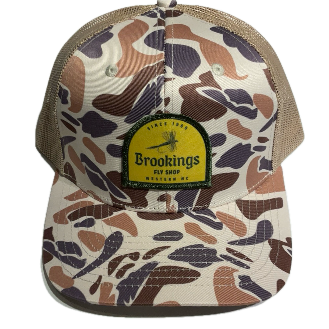 Brookings Youth Yellow Semi Circle Logo Trucker Hat
