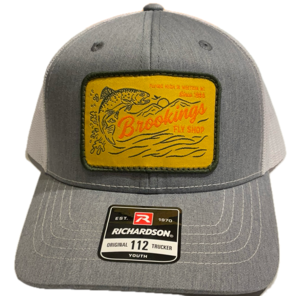 Youth Yellow Retro Trucker Hat
