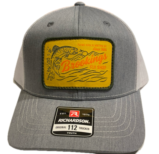 Youth Yellow Retro Trucker Hat