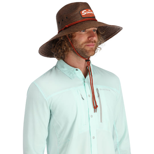 Simms Cutbank Sun Hat Chestnut 02