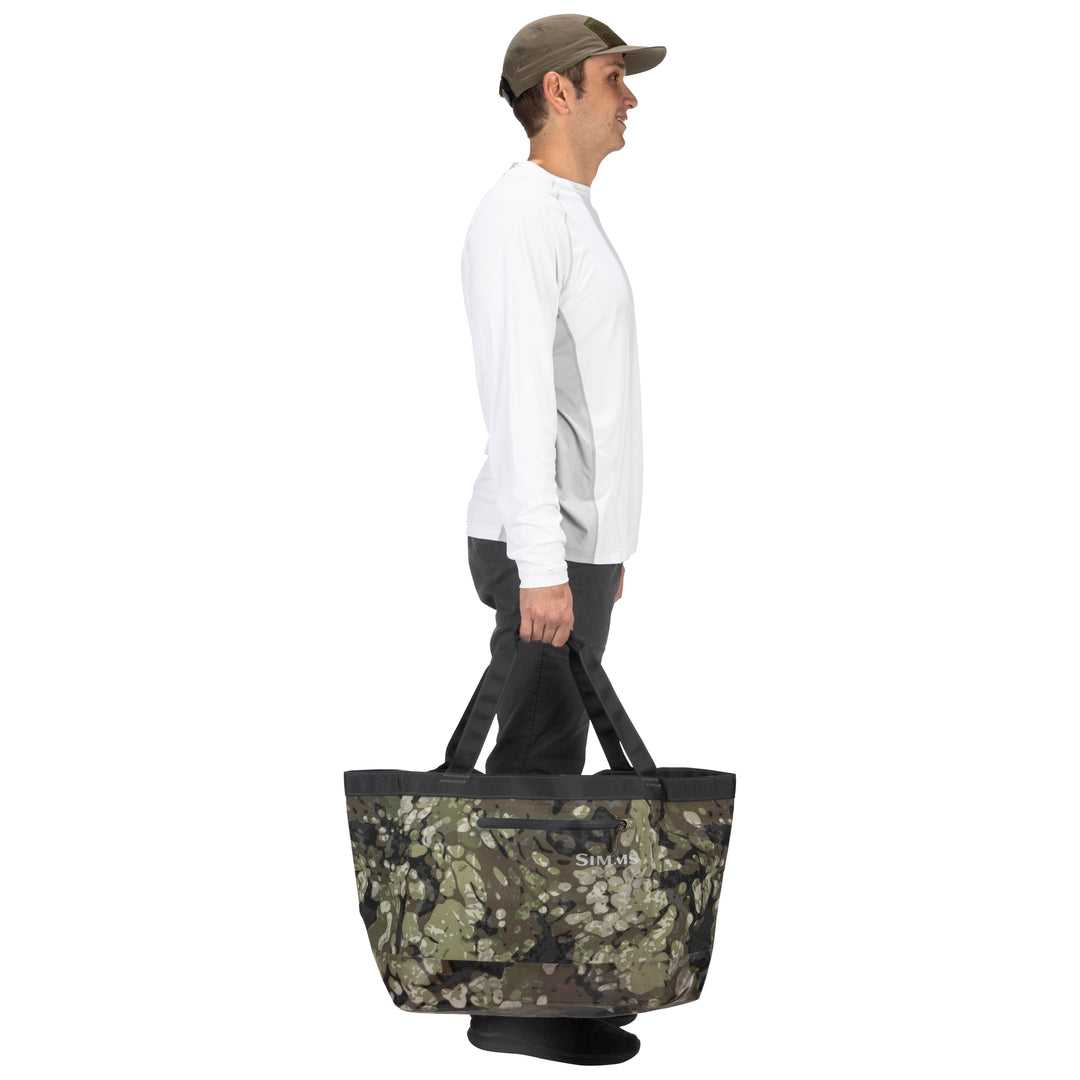 Simms Dry Creek Simple Tote 50L Riparian Camo Image 06