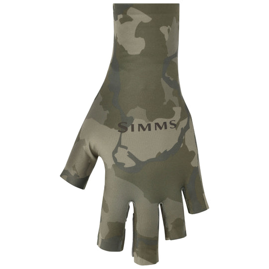 Simms Solarflex Sunglove Regiment Camo Olive Drab 01