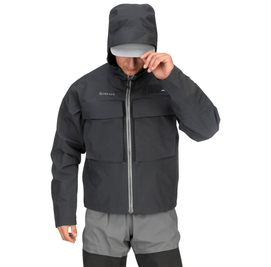 Simms Guide Classic Jacket Carbon Image 03