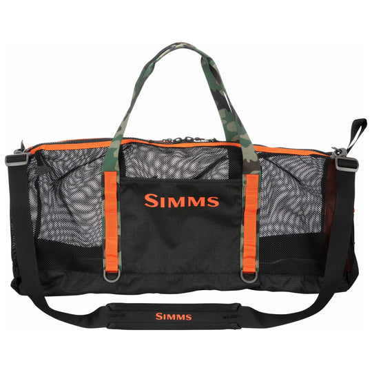 Simms Challenger Mesh Duffel 60L Black Image 01