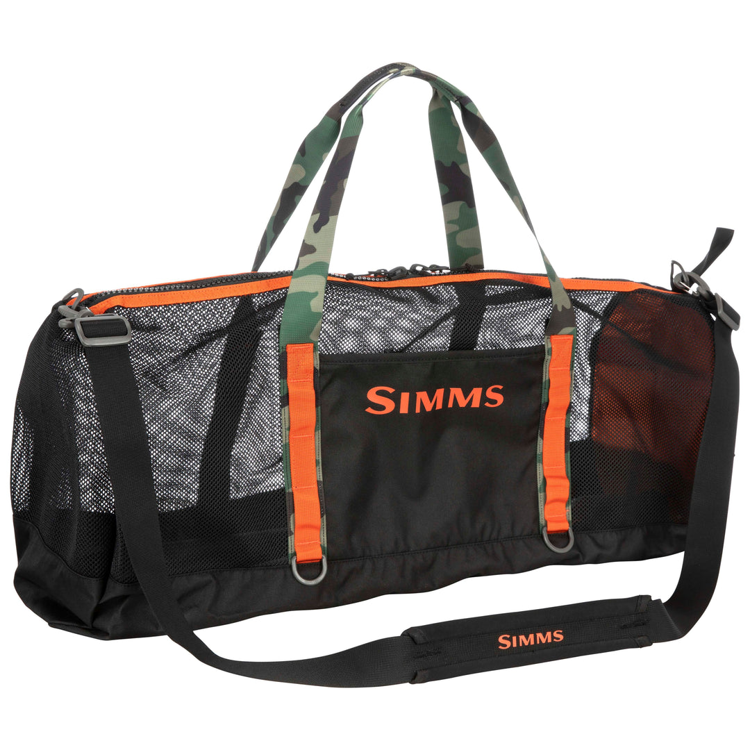 Simms Challenger Mesh Duffel 60L Black Image 03