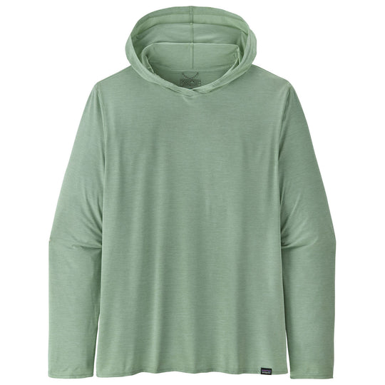 Patagonia Men's Cap Cool Daily Graphic Hoody - Relaxed Wild Waterline: Tea Green X-Dye Image 02