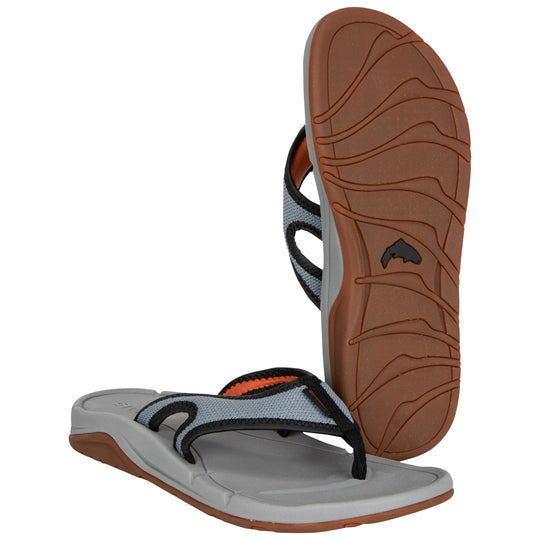 Simms Challenger Flip Flop Cinder Image 01