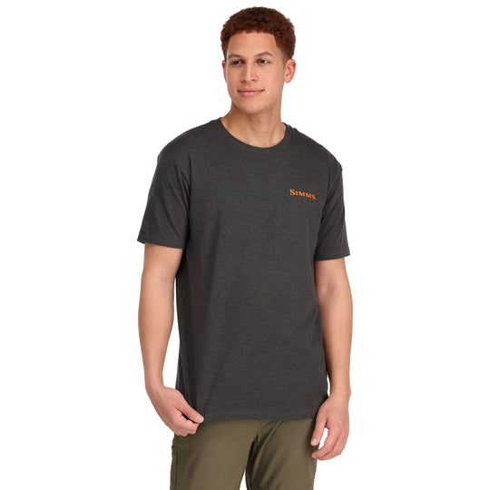 Simms Sasquatch SS T-Shirt Charcoal Heather Image 03