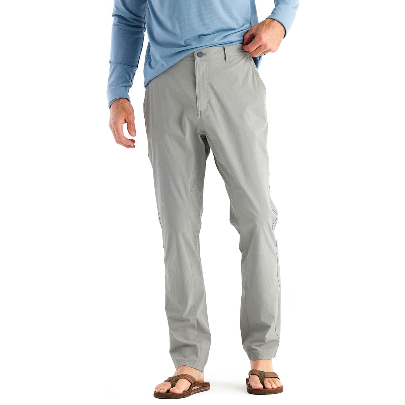 Free Fly Men's Latitude Pant Cement Image 01