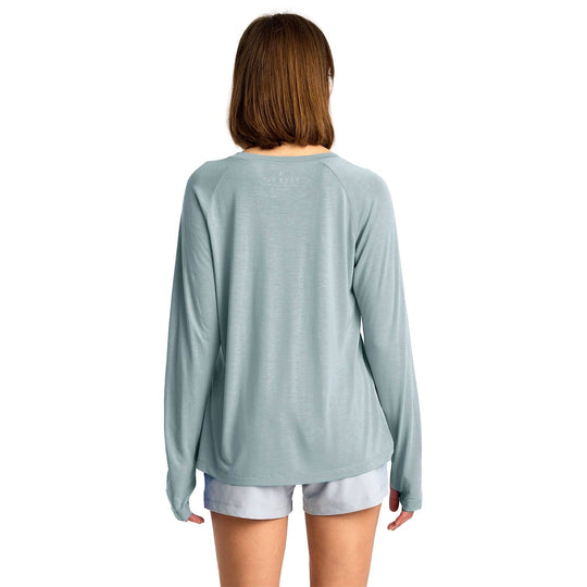 Free Fly Women's Bamboo Lightweight Long Sleeve II Slate Image 02