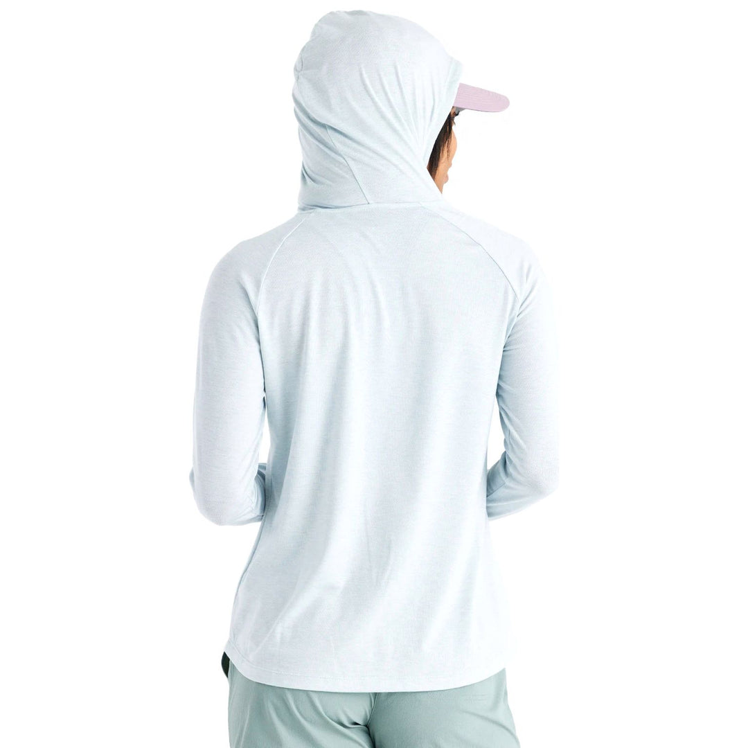 Free Fly Women's Elevate Hoodie Heather Tide Pool Image 03