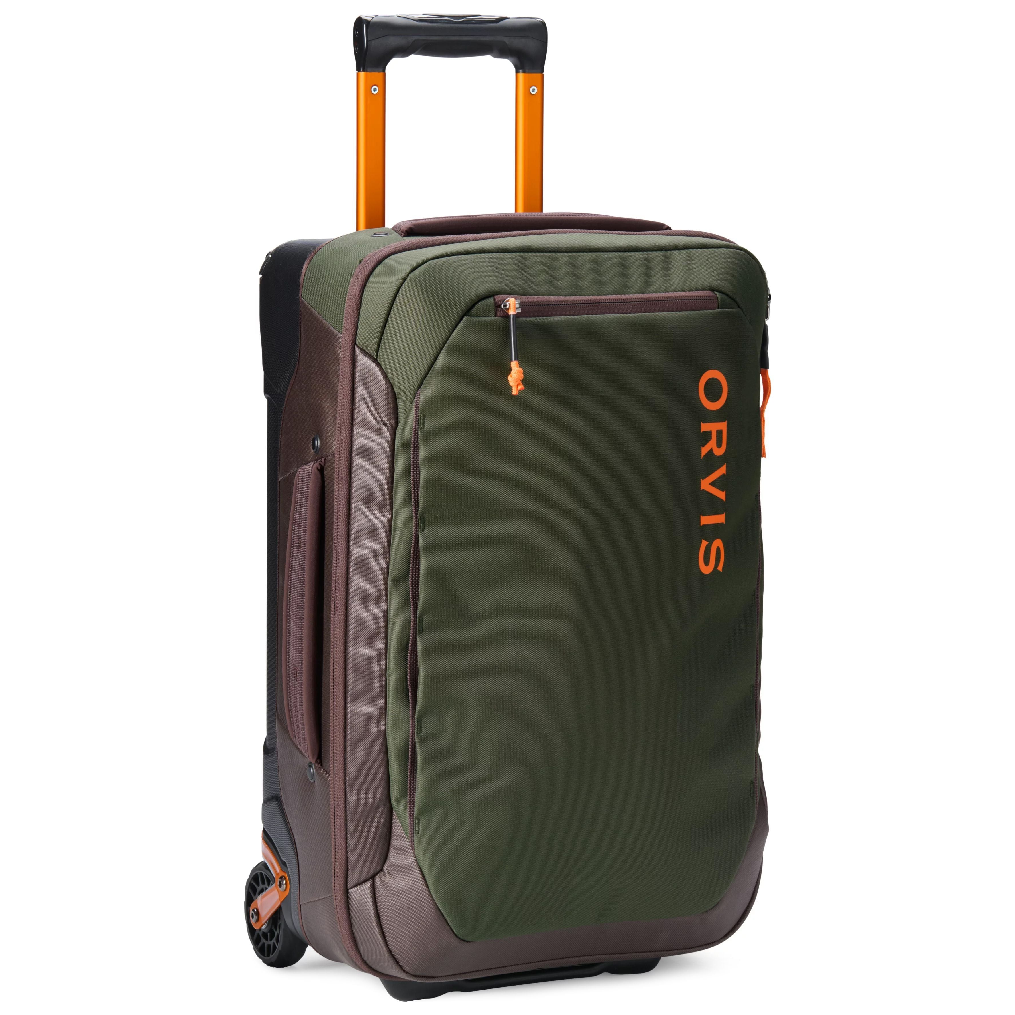 Orvis Trekkage LT Adventure 40L Carry-On Roller Bag Green Image 01