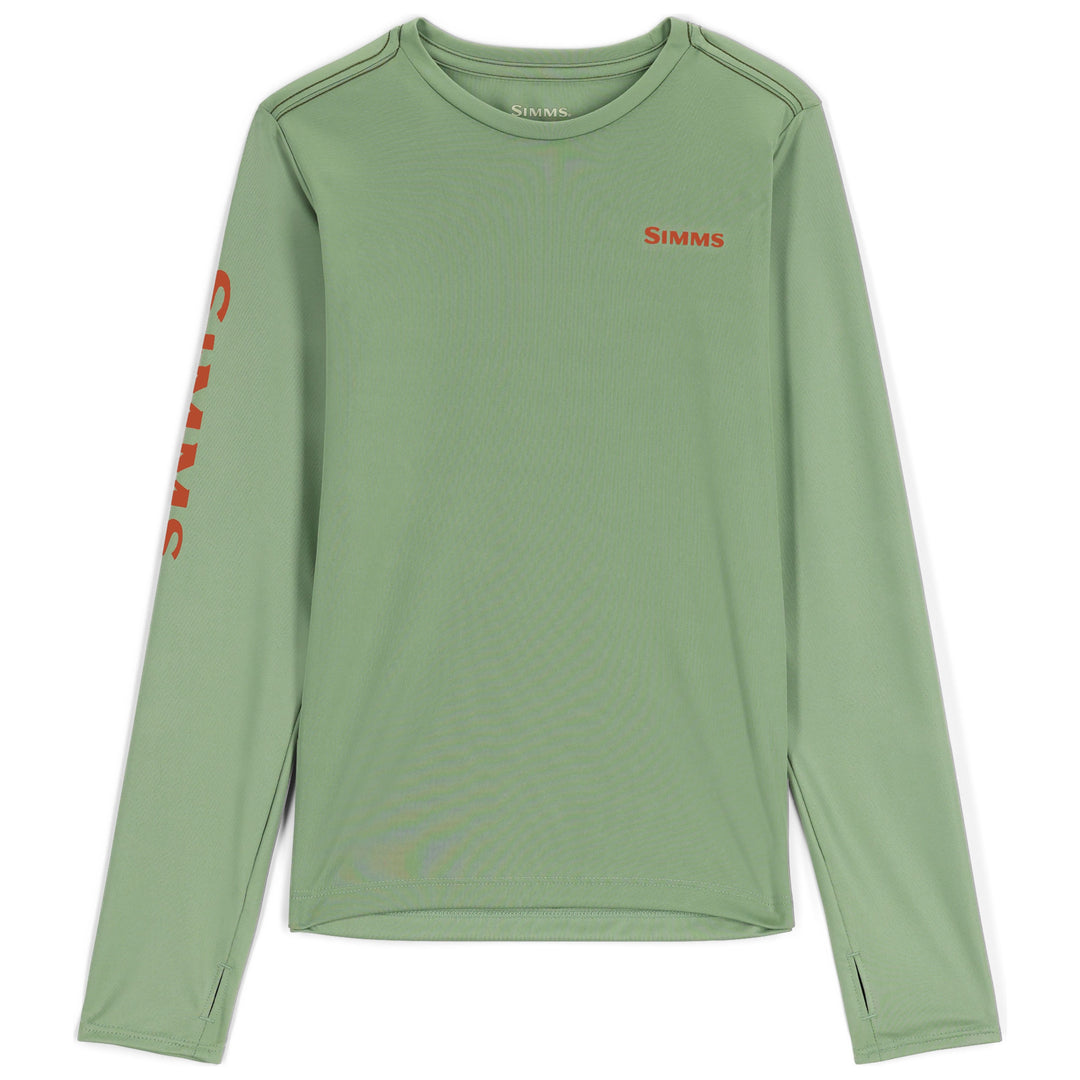 Simms Kid's Solar Tech Crew Neck Field / Bass Image 01