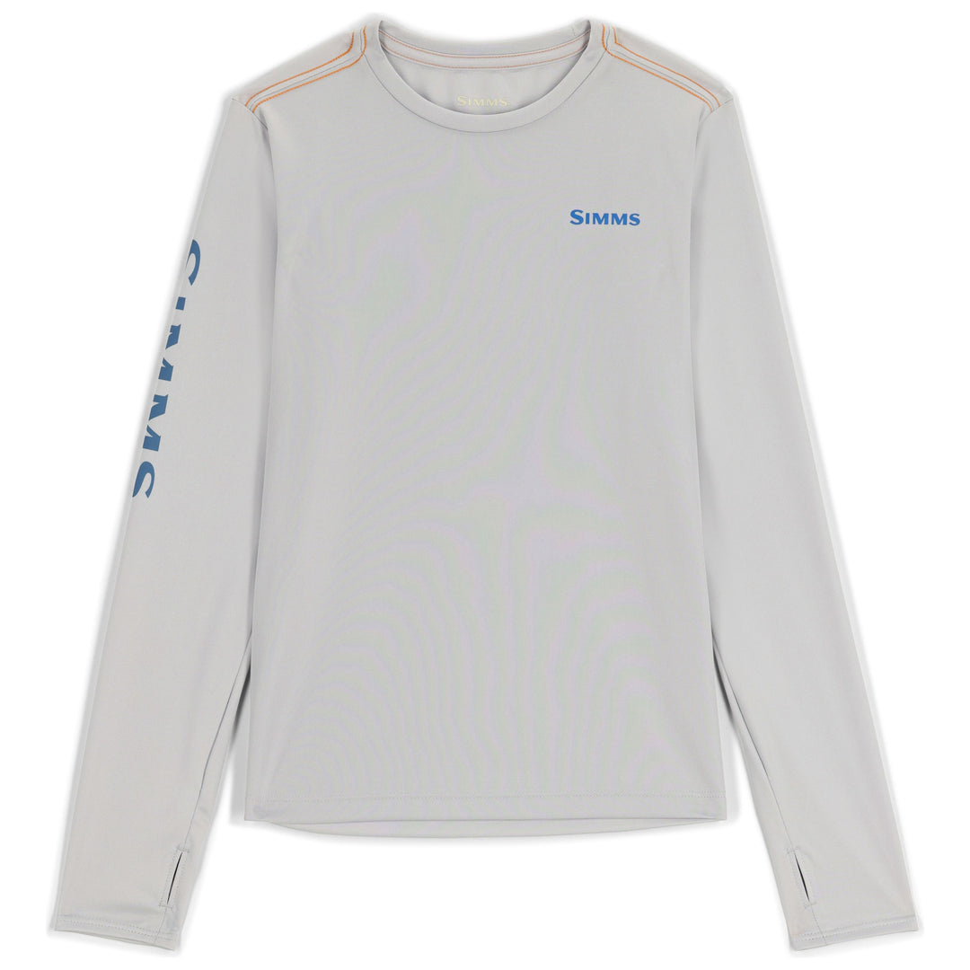 Simms Kid's Solar Tech Crew Neck Sterling / Trout Image 01