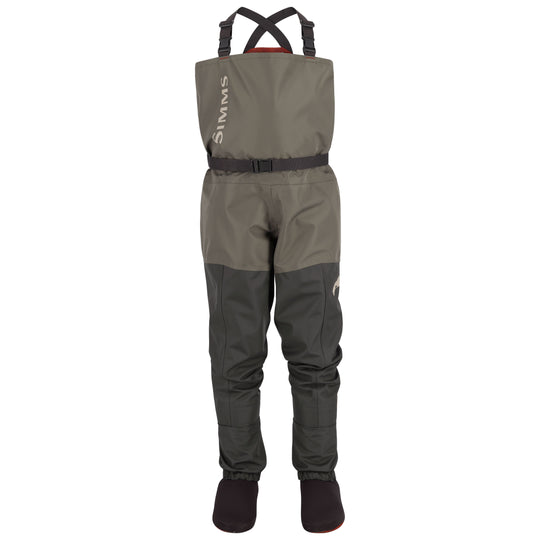 Simms Kid's Tributary Stockingfoot Basalt 01