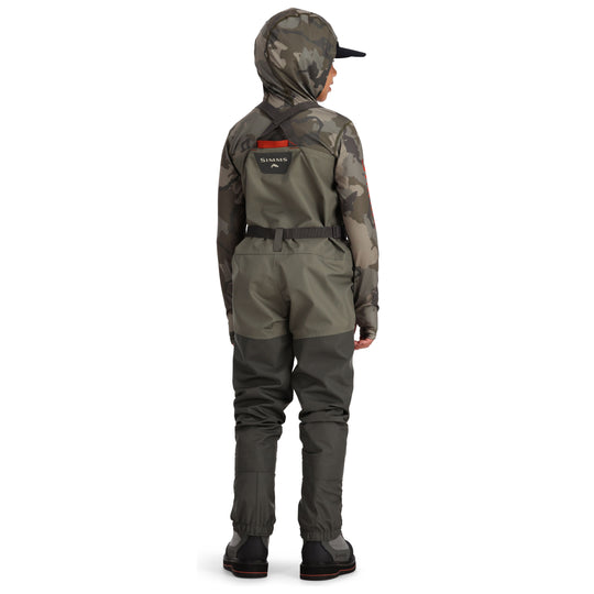 Simms Kid's Tributary Stockingfoot Basalt 03