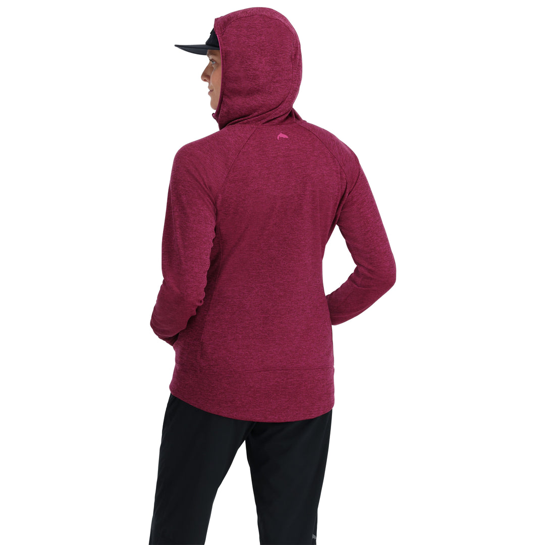 Simms Women's BugStopper Hoody Fuchsia Heather 03