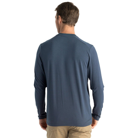 Free Fly Men's Bamboo Flex Long Sleeve Henley Midnight Image 02