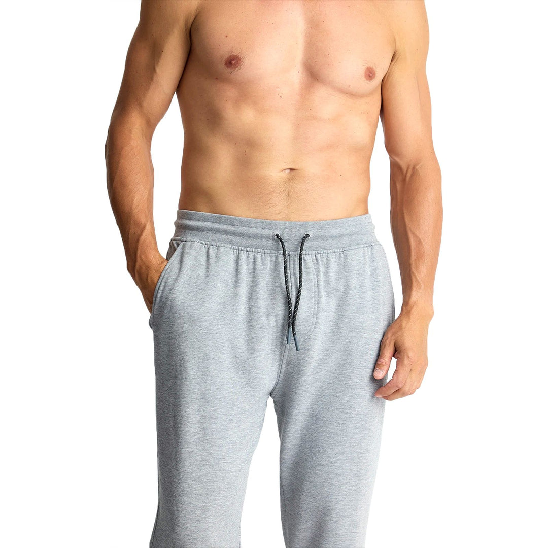 Free Fly Men's Bamboo Lightweight Fleece Jogger Heather Grey Image 02