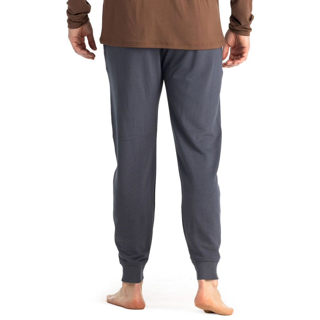 Free Fly Men's Bamboo Lightweight Fleece Jogger Storm Cloud Image 02