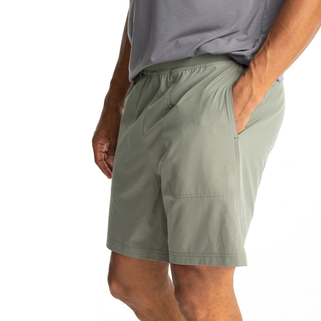 FreeFly Men's Bamboo-Lined Active Breeze Short Agave Green Image 01