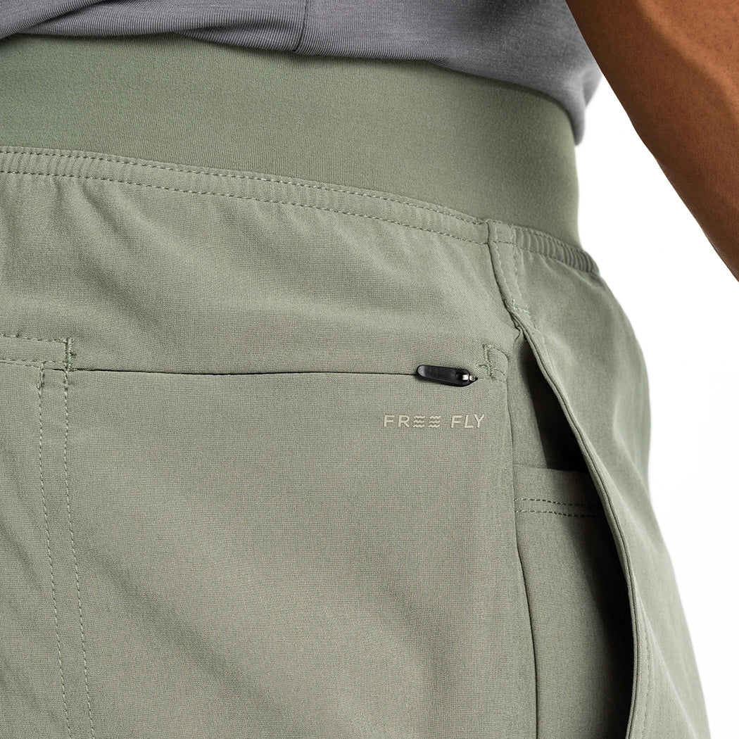 FreeFly Men's Bamboo-Lined Active Breeze Short Agave Green Image 04