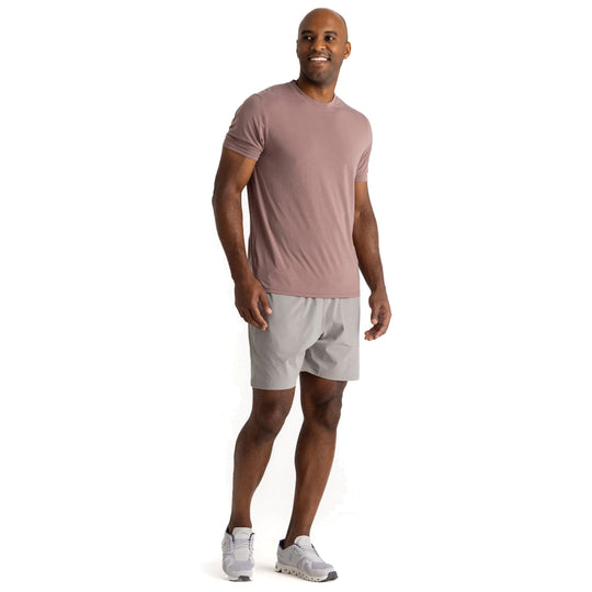 FreeFly Men's Bamboo-Lined Active Breeze Short Cement Image 05