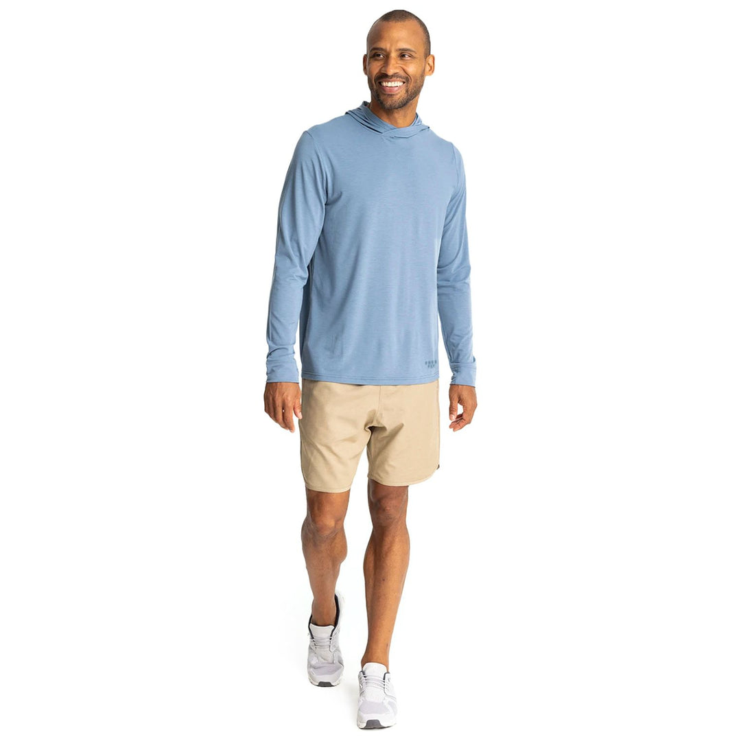 Free Fly Men's Elevate Lightweight Hoodie Bluestone Image 04