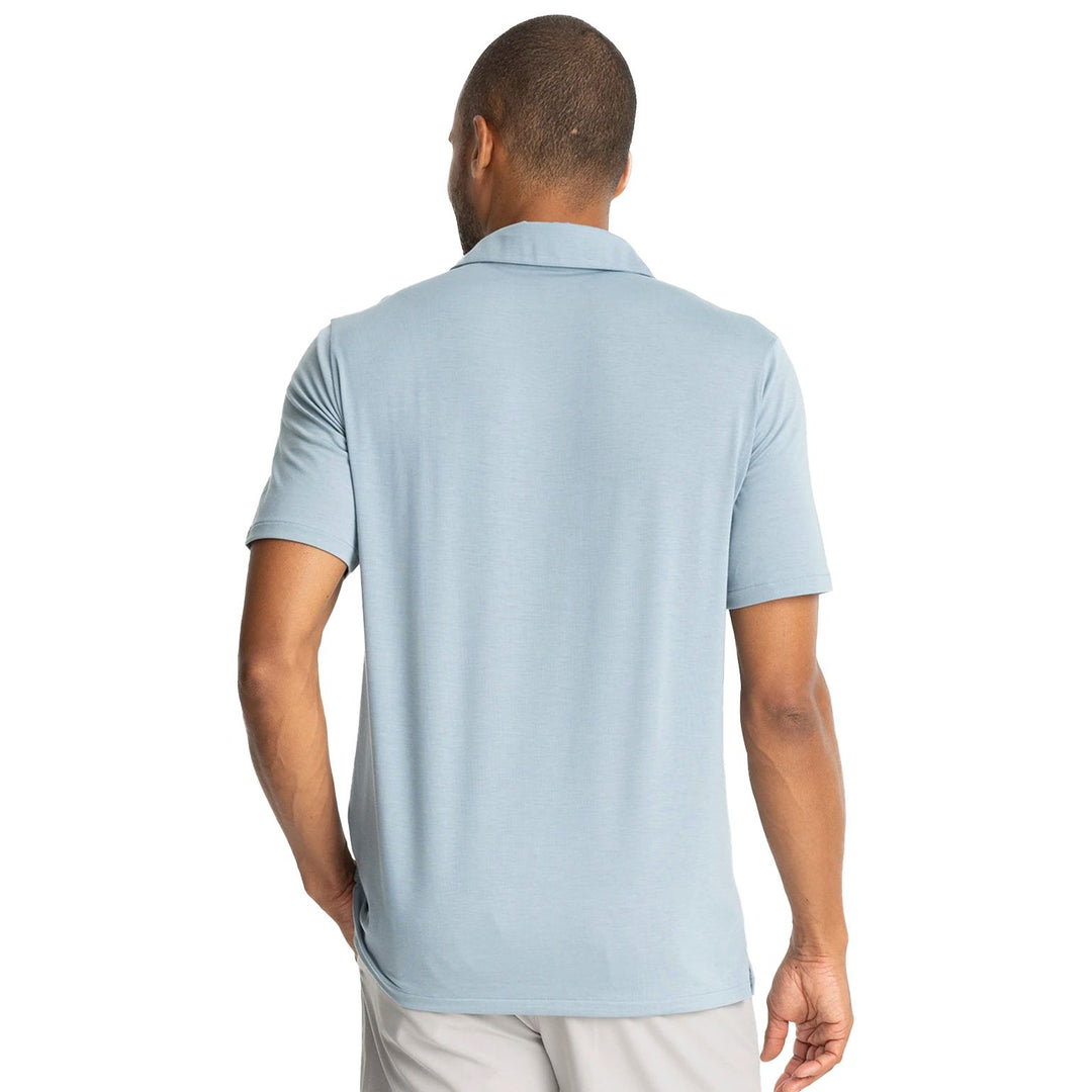 Free Fly Men's Elevate Polo Blue Fog Image 02