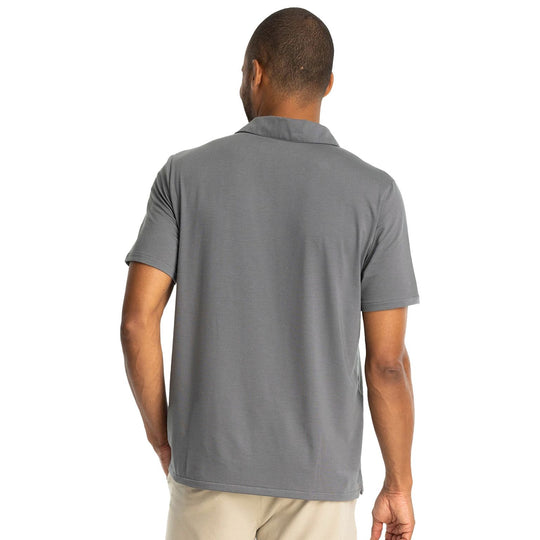 Free Fly Men's Elevate Polo Smoke Image 02