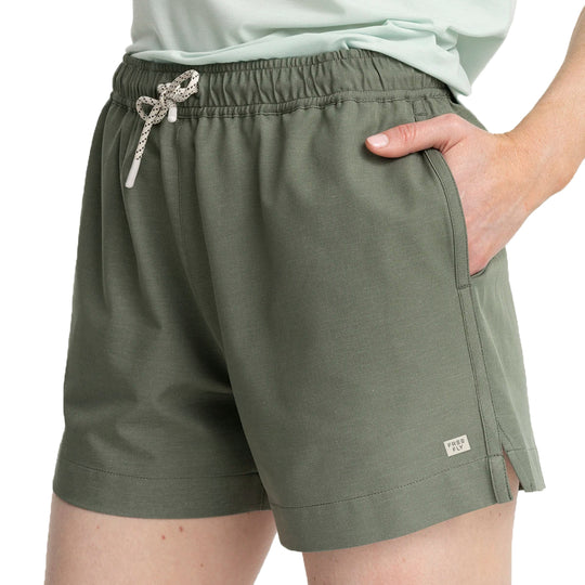 Free Fly Women's Reverb Short Agave Green Image 03