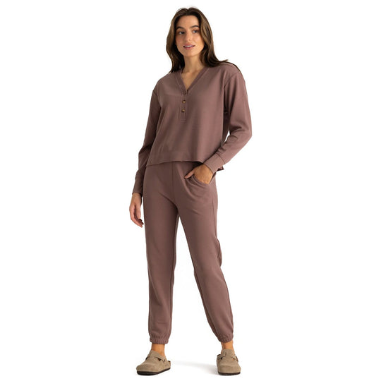 Free Fly Women's Waffle Jogger Fig Image 04