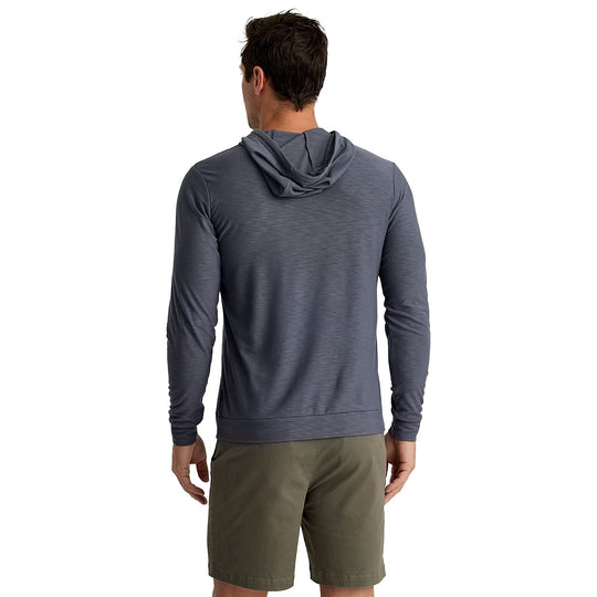 Free Fly Men's Bamboo Slub Hoodie II Storm Cloud Image 02