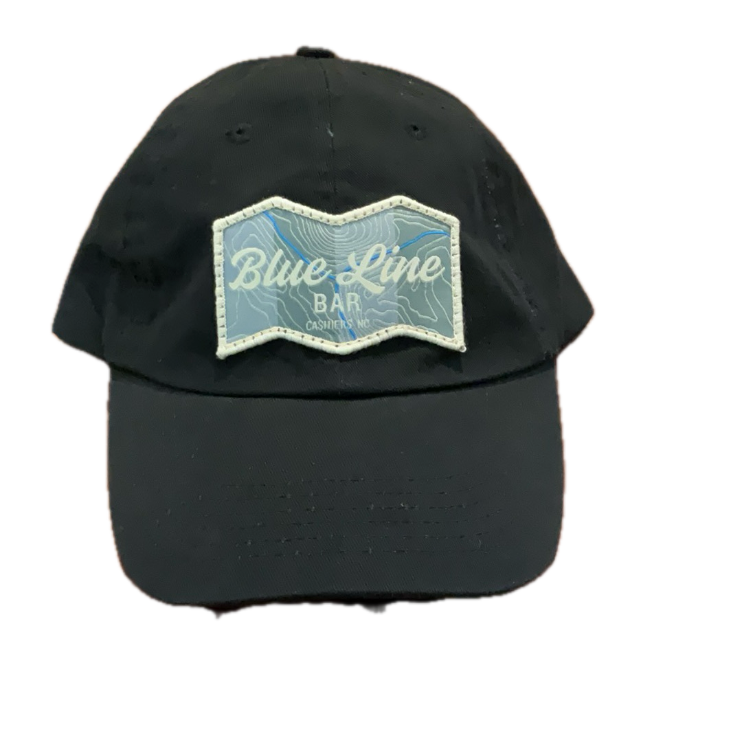 Brookings Blue Line Bar Map Patch Dad Hat