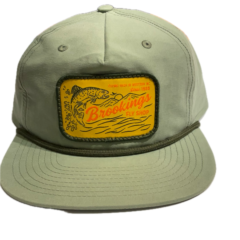Brookings Yellow Retro Patch Rope Hat – Brookings Anglers