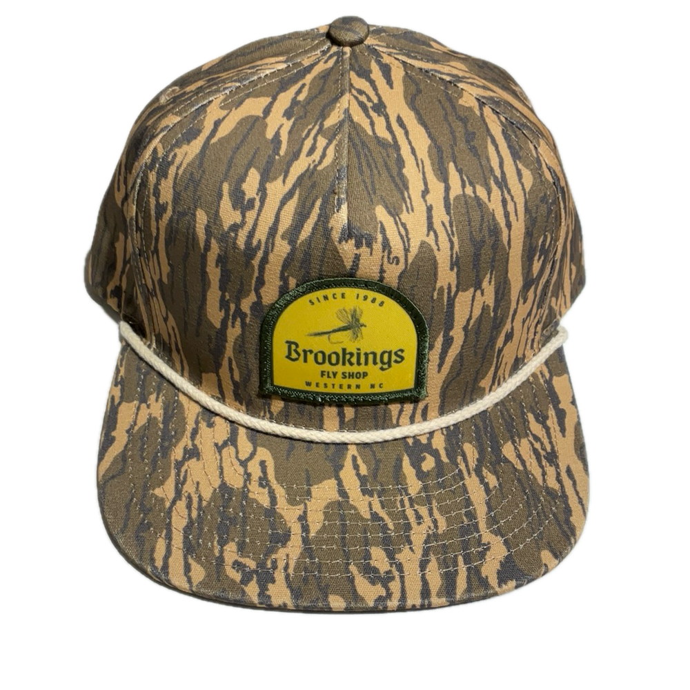 Brookings Yellow Semi Circle Patch Rope Hat