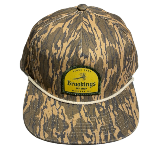 Brookings Yellow Semi Circle Patch Rope Hat