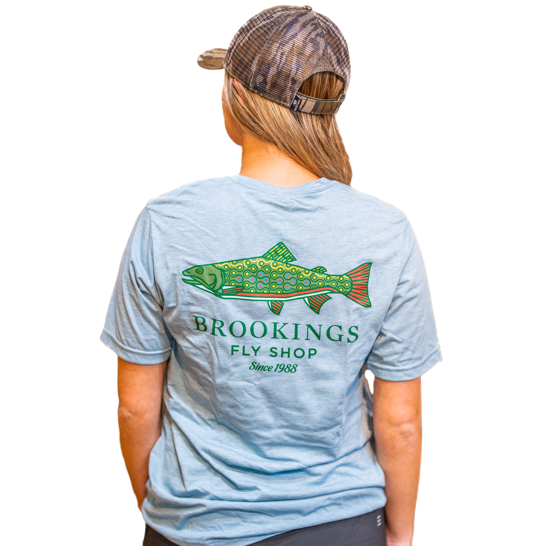Brookings Brook Trout Logo T-Shirt Short Sleeve