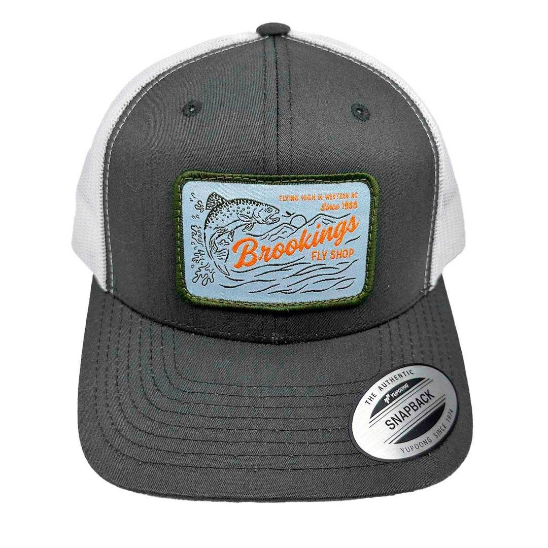 Brookings Blue Retro Patch Trucker Hat