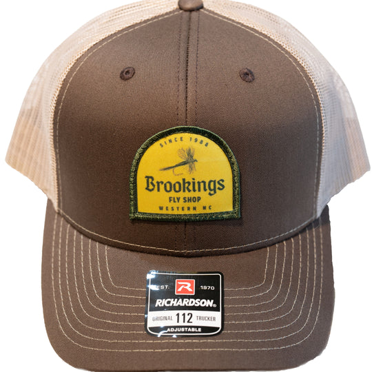 Brookings Yellow Semi Circle Logo Trucker Hat