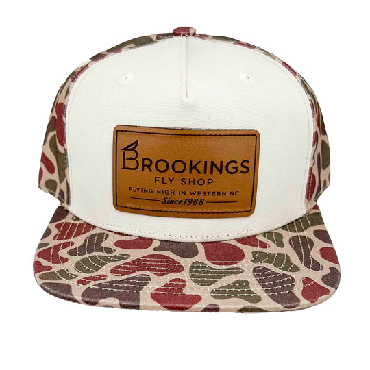 Brookings Leather Fly Shop Patch Flat Brim
