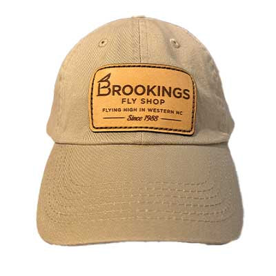 Brookings Leather Fly Shop Patch Dad Hat